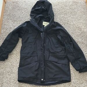Eddie Bauer Gortex Black Parka